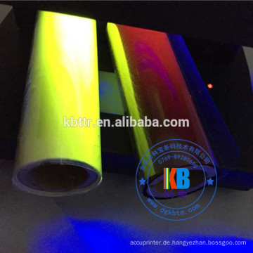 Drucker UV-Farbbandtyp unsichtbares Farbband gelb blau grün rot UV-Farbband
